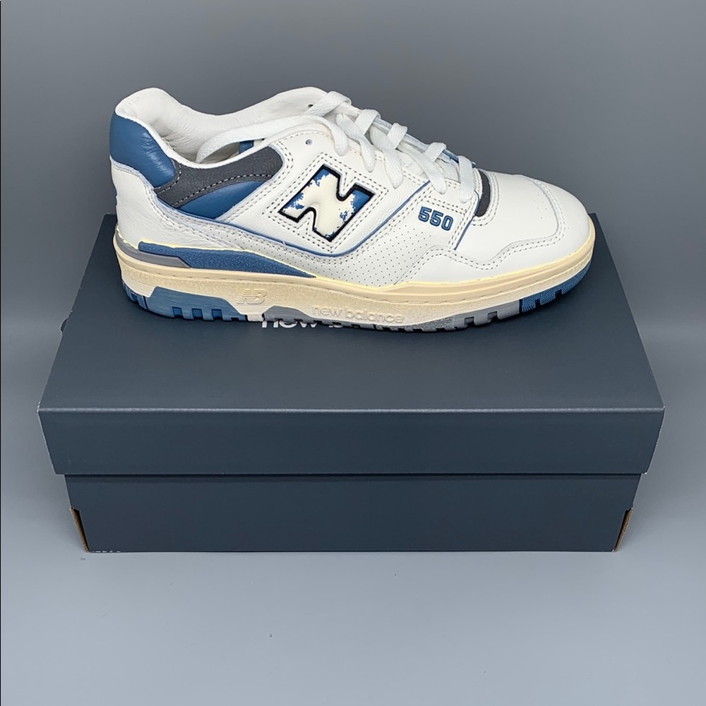 New Balance 550 Vintage Pack Heron Blue  Running Shoes‎ BB550VTE Women's Sz 8D